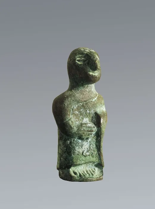 Framed Print : Idol. 6th c. - 4th c. BC. Iberian art. Sculpture on bronze. Private Collection. Proc: SPAIN. ANDALUSIA. AISA / Everett Collection**US SALES ONLY**