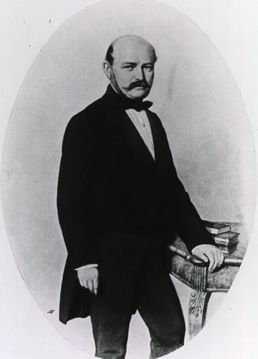 Framed Print : Ignaz Philipp Semmelweis (1818-1865), German-Hungarian physician, greatly reduced puerperal (childbed) fever by requiring doctors to wash their hands