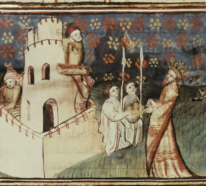 Framed Print : Illustration of the Aeneid 'From the Creation of the World to the Conquest of the Holy Land'