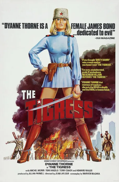 Framed Print : ILSA THE TIGRESS OF SIBERIA, US poster art, Dyanne Thorne, 1977 Framed Print : ILSA THE TIGRESS OF SIBERIA, US poster art, Dyanne Thorne, 1977