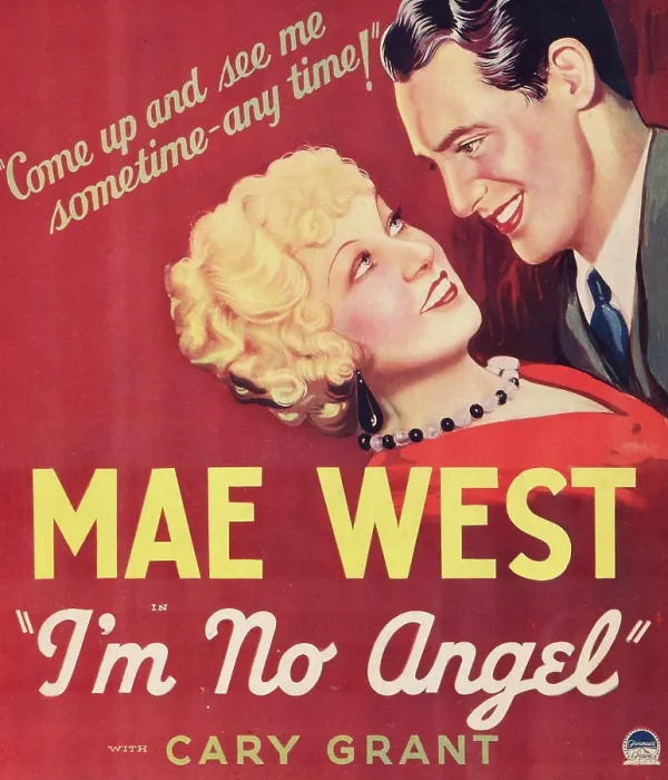 Framed Print : I'M NO ANGEL, l-r: Mae West, Cary Grant on window card, 1933 Framed Print : I'M NO ANGEL, l-r: Mae West, Cary Grant on window card, 1933