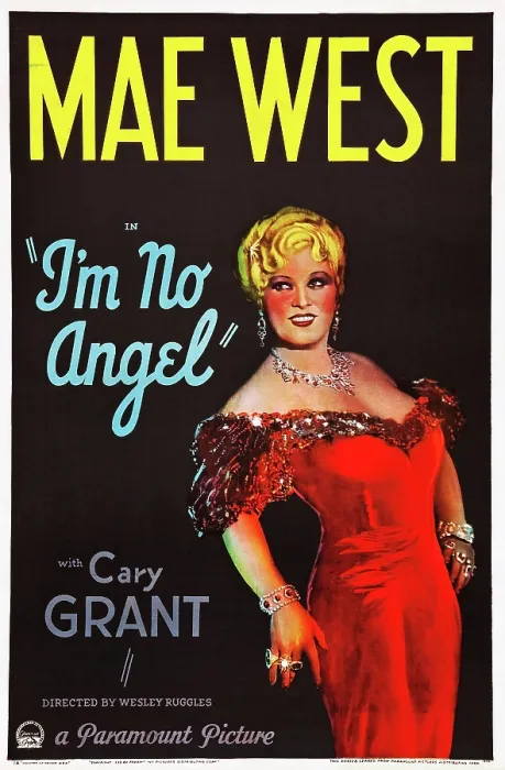 Framed Print : I'M NO ANGEL, US poster art, Mae West, 1933 Framed Print : I'M NO ANGEL, US poster art, Mae West, 1933
