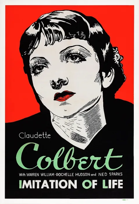 Framed Print : IMITATION OF LIFE, US poster art, Claudette Colbert, 1934