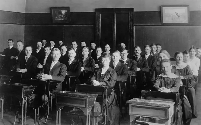Framed Print : Immigrants at a US Department of Labor naturalization class in Washington, DC, c. 1912. (BSLOC_2018_1_85) Framed Print : Immigrants at a US Department of Labor naturalization class in Washington, DC, c. 1912. (BSLOC_2018_1_85)