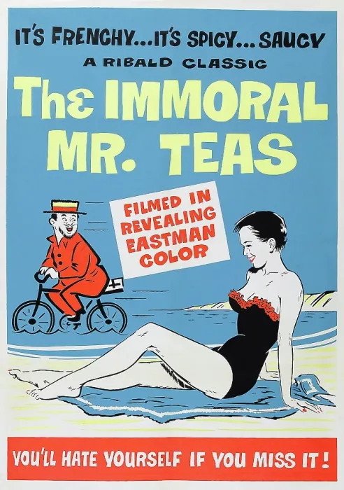 Framed Print : THE IMMORAL MR. TEAS, US poster, far left: Bill Teas, 1959