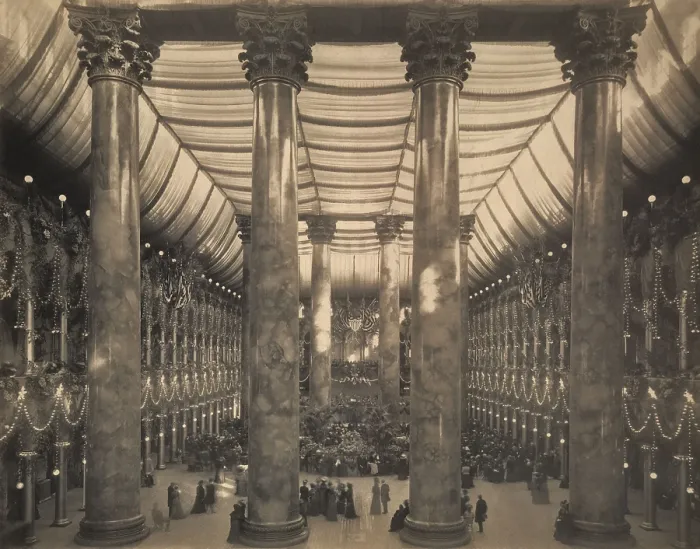 Framed Print : Inaugural ball for President William McKinley in the magnificent Pension Building, March 4, 1901 (BSLOC_2016_14_150)