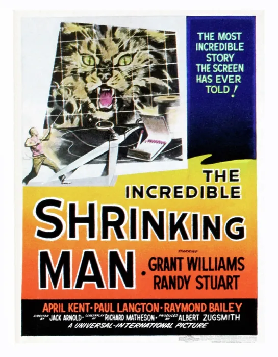 Framed Print : THE INCREDIBLE SHRINKING MAN, poster art, 1957