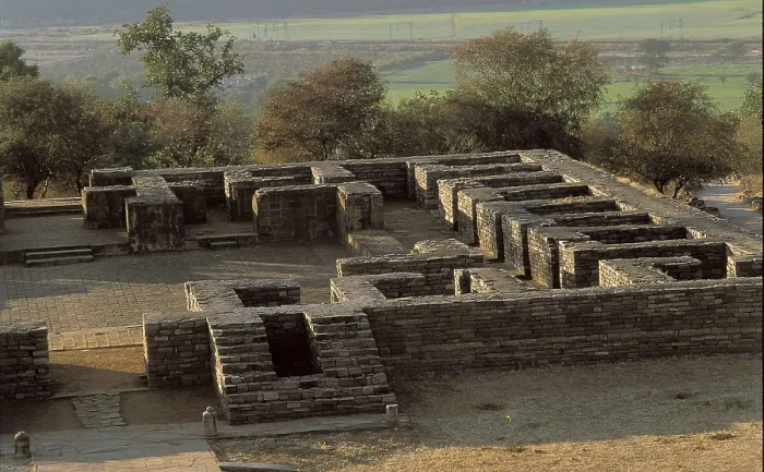 Framed Print : INDIA. MADHYA PRADESH. Sanchi. Foundations of the monastery of Sanchi (11th-12th c.). AISA / Everett Collection**US SALES ONLY**