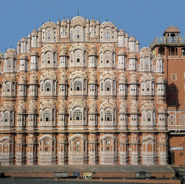 Framed Print : INDIA. RAJASTHAN. Jaipur. Hawa Mahal or Palace of the Winds, built in 1799 by order of the Maharaja Sawai Pratap Singh II. Hindu art. Architecture