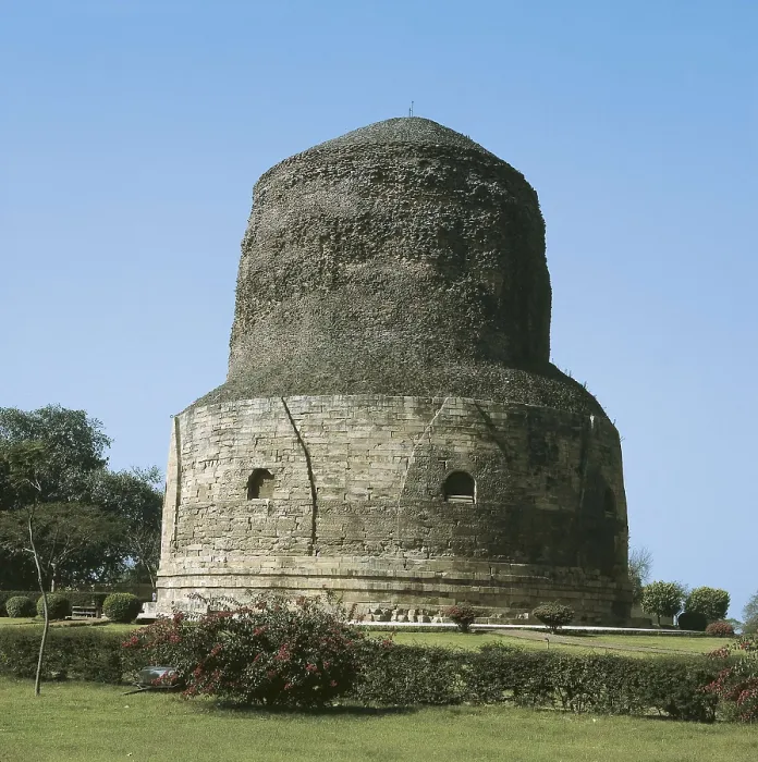 Framed Print : INDIA. UTTAR PRADESH. Sarnath. Stupa Dhamekh (V-VI). AISA / Everett Collection**US SALES ONLY**