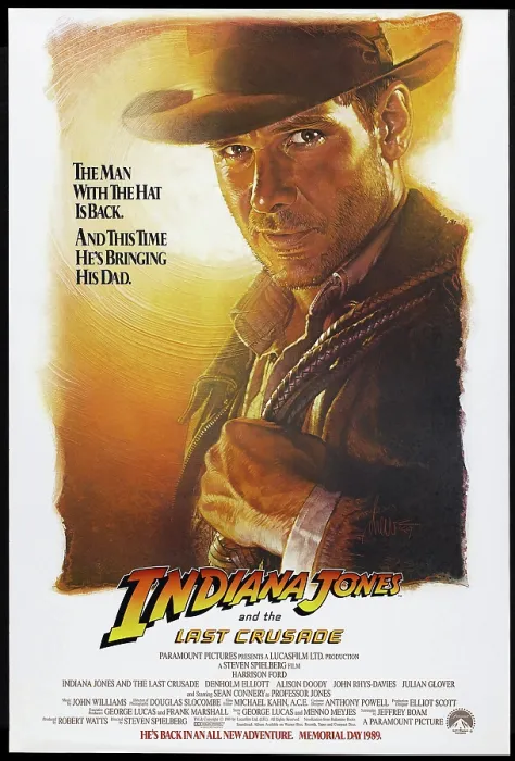Framed Print : INDIANA JONES AND THE LAST CRUSADE, US advance poster, Harrison Ford, 1989. Paramount / courtesy Everett Collection Framed Print : INDIANA JONES AND THE LAST CRUSADE, US advance poster, Harrison Ford, 1989. Paramount / courtesy Everett Collection