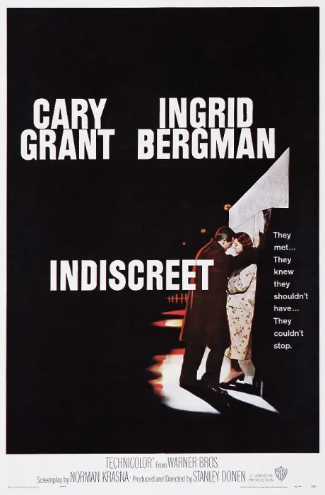 Framed Print : INDISCREET, US poster art, from left: Cary Grant, Ingrid Bergman, 1958 Framed Print : INDISCREET, US poster art, from left: Cary Grant, Ingrid Bergman, 1958