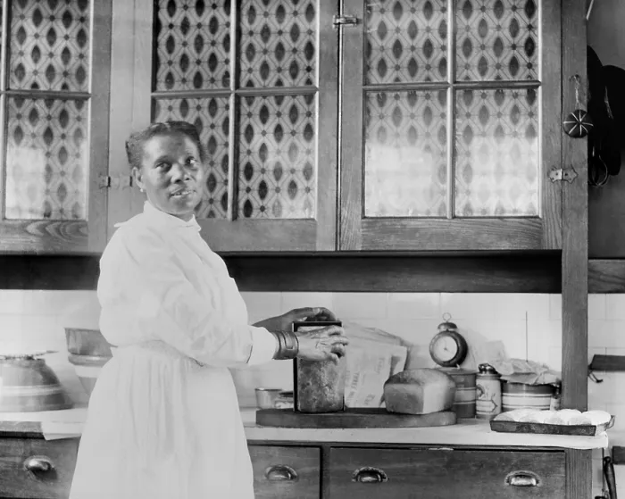 Framed Print : Inez McWhorter, was the Harding's cook in Marion, Ohio, ca. 1906-1920 Framed Print : Inez McWhorter, was the Harding's cook in Marion, Ohio, ca. 1906-1920