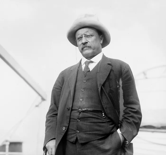 Framed Print : Informal portrait of ex-President Theodore Roosevelt taken in May 1914 Framed Print : Informal portrait of ex-President Theodore Roosevelt taken in May 1914