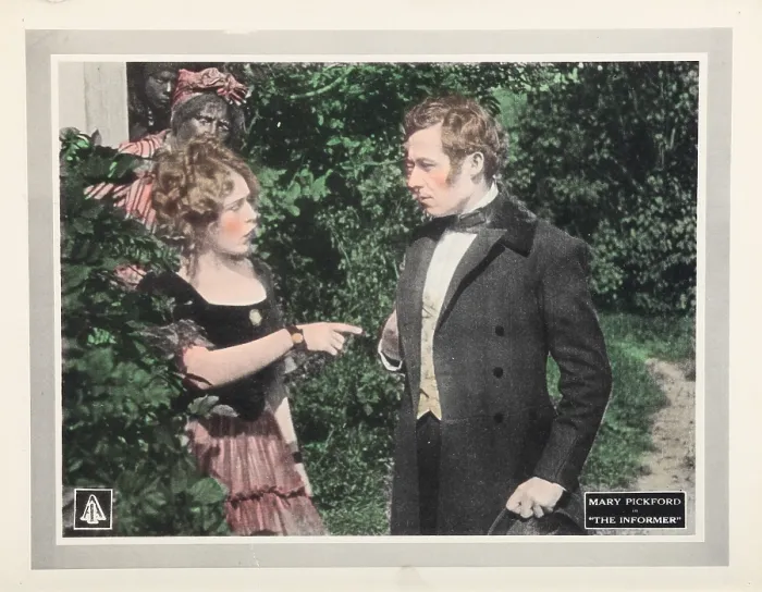 Framed Print : THE INFORMER, left: Mary Pickford on lobbycard, 1912