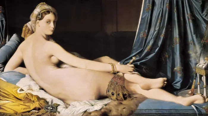 Framed Print : INGRES, Jean-Auguste-Dominique (1780-1867). La Grande Odalisque. 1814. Classicism. Oil on canvas. FRANCE. Paris. Louvre Museum. AISA / Everett Collection**US SALES ONLY**