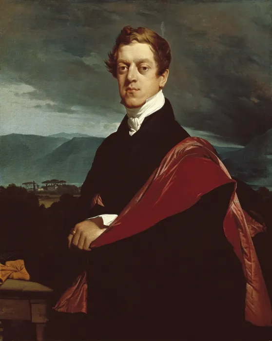 Framed Print : INGRES, Jean-Auguste-Dominique (1780-1867). Portrait of Count Nikolay Guryev. 1821. Neoclassicism. Oil on canvas. RUSSIA. Saint Petersburg. State Hermitage Museum. - C