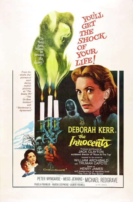 Framed Print : THE INNOCENTS, US poster art, Deborah Kerr, 1961, TM & Copyright 20th Century Fox Film Corp. / courtesy Everett Collection Framed Print : THE INNOCENTS, US poster art, Deborah Kerr, 1961, TM & Copyright 20th Century Fox Film Corp. / courtesy Everett Collection