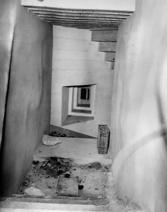 Framed Print : Interior of a German concrete bunker on the Atlantic Wall. Hitler believed the massive coastal fortifications were impregnable Framed Print : Interior of a German concrete bunker on the Atlantic Wall. Hitler believed the massive coastal fortifications were impregnable