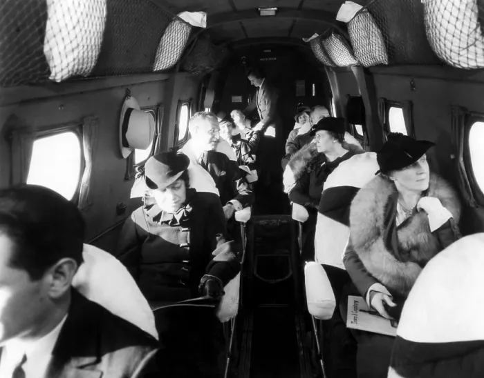 Framed Print : Interior of United Airlines plane, circa 1935. Courtesy: CSU Archives / Everett Collection Framed Print : Interior of United Airlines plane, circa 1935. Courtesy: CSU Archives / Everett Collection