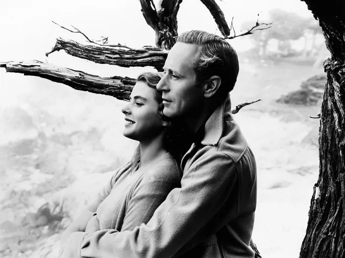 Framed Print : INTERMEZZO: A LOVE STORY, from left, Ingrid Bergman, Leslie Howard, 1939