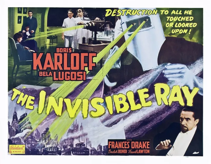 Framed Print : THE INVISIBLE RAY, bottom right: Bela Lugosi, 1936
