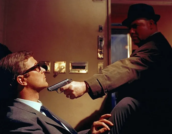 Framed Print : THE IPCRESS FILE, Michael Caine (left), 1965