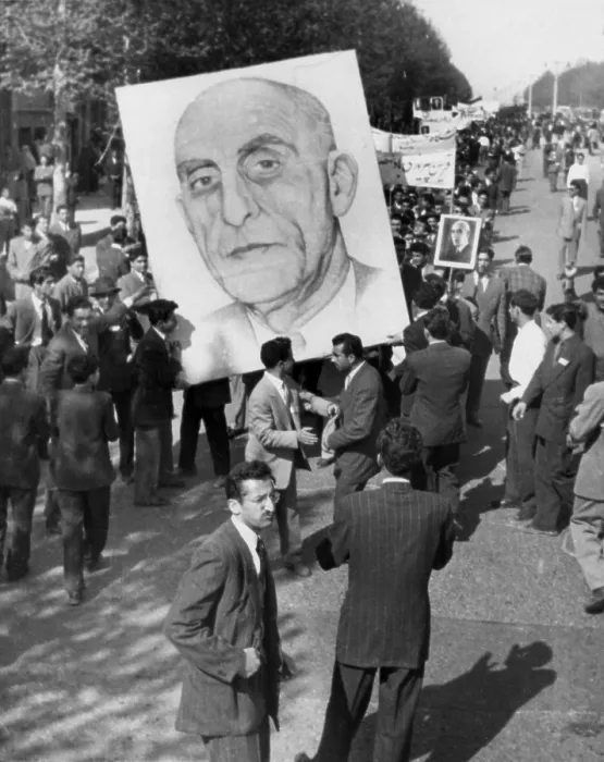 Framed Print : Iranians, demonstrating in favor of the nationalist Premier Mohammed Mossadegh, in 1953 Framed Print : Iranians, demonstrating in favor of the nationalist Premier Mohammed Mossadegh, in 1953