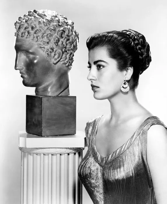 Framed Print : Irene Papas, MGM Publicity for TRIBUTE TO A BAD MAN, 1956