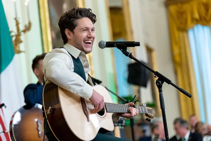 Framed Print : Irish singer-songwriter Niall Horan performs at the White House St. Patrick's Day reception, March 17, 2023 Framed Print : Irish singer-songwriter Niall Horan performs at the White House St. Patrick's Day reception, March 17, 2023