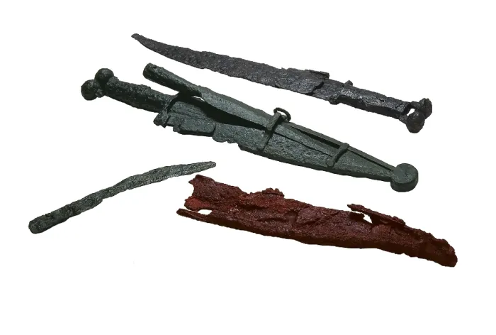 Framed Print : Iron weapons of a warrior (5th-4th c. BC). Celtic art. ; Iron Age. SPAIN. Madrid. National Museum of Archaeology. Proc: SPAIN. CASTILE AND LEON. Alpanseque Framed Print : Iron weapons of a warrior (5th-4th c. BC). Celtic art. ; Iron Age. SPAIN. Madrid. National Museum of Archaeology. Proc: SPAIN. CASTILE AND LEON. Alpanseque