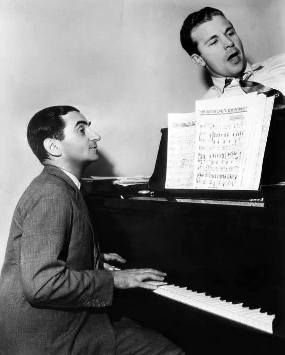 Framed Print : Irving Berlin and Dick Powell, 1937. Courtesy: CSU Archives / Everett Collection