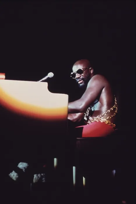 Framed Print : Isaac Hayes performs in Chicago during the annual Black Expo organized by Operation Push the African American non-profit organized by Jesse Jackson. Oct 1973 Framed Print : Isaac Hayes performs in Chicago during the annual Black Expo organized by Operation Push the African American non-profit organized by Jesse Jackson. Oct 1973