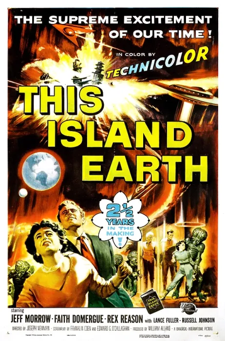 Framed Print : THIS ISLAND EARTH, Faith Domergue, Rex Reason, Jeff Morrow, 1955