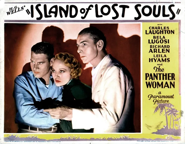 Framed Print : ISLAND OF LOST SOULS, from left, Richard Arlen, Leila Hyams, 1932