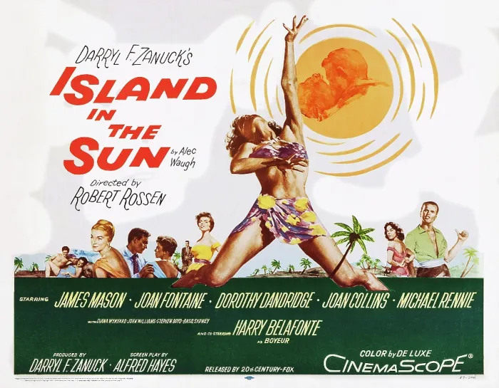Framed Print : ISLAND IN THE SUN, l-r: Joan Fontaine, James Mason, Dorothy Dandridge, Joan Collins, Harry Belafonte on poster art, 1957, TM and Copyright 20th Century Fox Film Corp Framed Print : ISLAND IN THE SUN, l-r: Joan Fontaine, James Mason, Dorothy Dandridge, Joan Collins, Harry Belafonte on poster art, 1957, TM and Copyright 20th Century Fox Film Corp