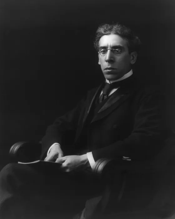 Framed Print : Israel Zangwill (1864-1926), English Jewish novelist and playwright on ethnic themes, drew from his experience as a child of immigrant Jews from Eastern Europe