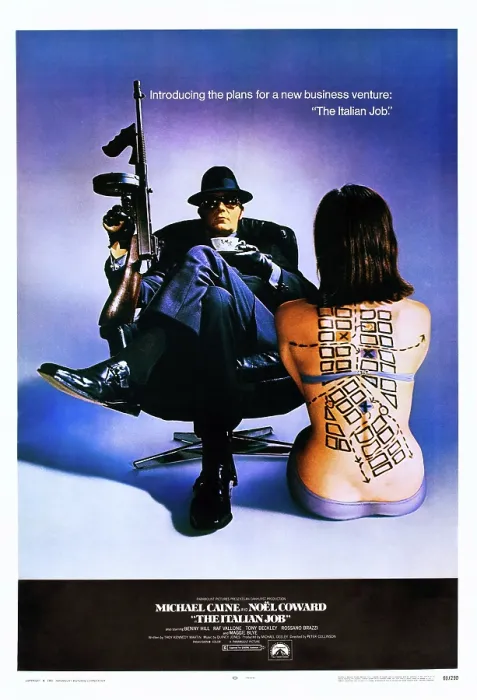 Framed Print : THE ITALIAN JOB, Michael Caine, 1969