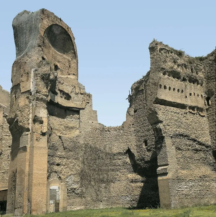 Framed Print : ITALY. LAZIO. Rome. Baths of Caracalla. The Baths of Caracalla (c. 217). Roman art. Late Empire. Architecture. AISA / Everett Collection**US SALES ONLY**