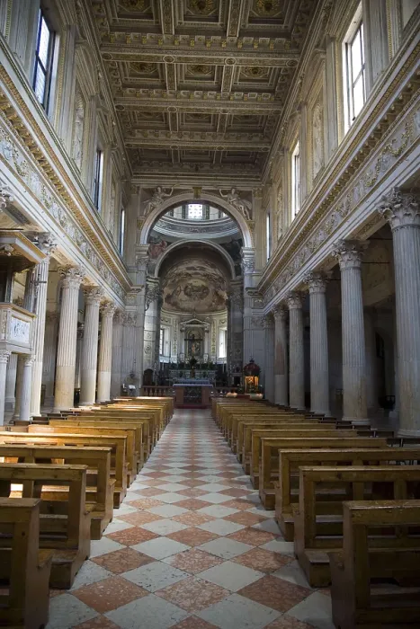 Framed Print : ITALY. Mantua. Cathedral, built by Giulio Romano (16th c.). Interior. Mannerism art. Architecture. AISA / Everett Collection**US SALES ONLY**