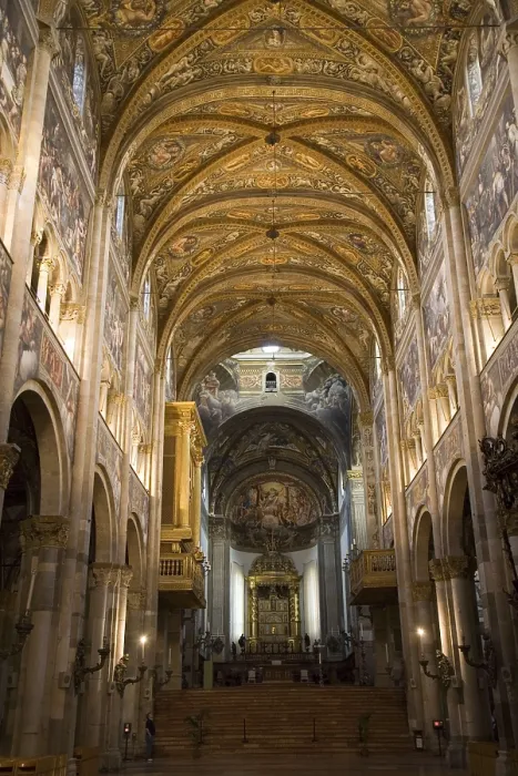 Framed Print : ITALY. Parma. Cathedral. Interior. Romanesque art. Architecture. AISA / Everett Collection**US SALES ONLY** Framed Print : ITALY. Parma. Cathedral. Interior. Romanesque art. Architecture. AISA / Everett Collection**US SALES ONLY**