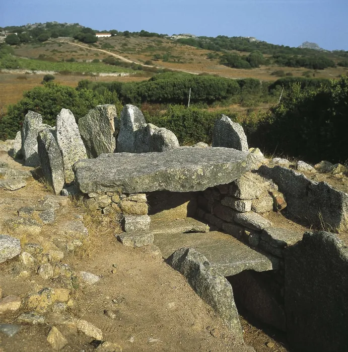 Framed Print : ITALY. SARDINIA. SASSARI. Arzachena. Dolmen known as Tomb of Giants, in the necropolis of Li Muri. Bronze Age. Nuraghic Culture. AISA / Everett Collection**US SALES ONLY** Framed Print : ITALY. SARDINIA. SASSARI. Arzachena. Dolmen known as Tomb of Giants, in the necropolis of Li Muri. Bronze Age. Nuraghic Culture. AISA / Everett Collection**US SALES ONLY**