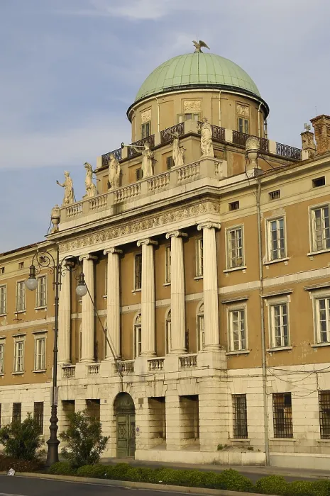 Framed Print : ITALY. Trieste. Palazzo Carciotti (1802). Architect: Matteo Pertsch. Neoclassicism. Architecture. AISA / Everett Collection**US SALES ONLY**