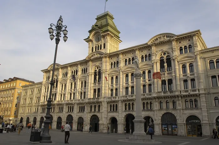 Framed Print : ITALY. Trieste. Palazzo Comunale (city hall), 1875. Architect: Giuseppe Bruni. Architecture. AISA / Everett Collection**US SALES ONLY**