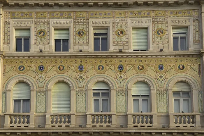 Framed Print : ITALY. Trieste. Palazzo del Governo (1905). Architect: Emmanuel Hartmann. Detalle de la fachada. Architecture. AISA / Everett Collection**US SALES ONLY** Framed Print : ITALY. Trieste. Palazzo del Governo (1905). Architect: Emmanuel Hartmann. Detalle de la fachada. Architecture. AISA / Everett Collection**US SALES ONLY**