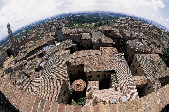 Framed Print : ITALY. TUSCANY. SIENA. Siena. Old city. AISA / Everett Collection**US SALES ONLY**