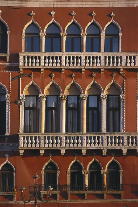 Framed Print : ITALY. VENETO. VENICE. Venice. Detail of the faade of Bembo Palace. Architecture. AISA / Everett Collection**US SALES ONLY**