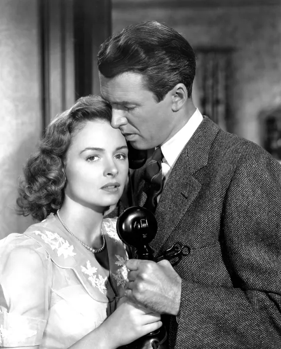 Framed Print : IT'S A WONDERFUL LIFE, Donna Reed, James Stewart, 1946