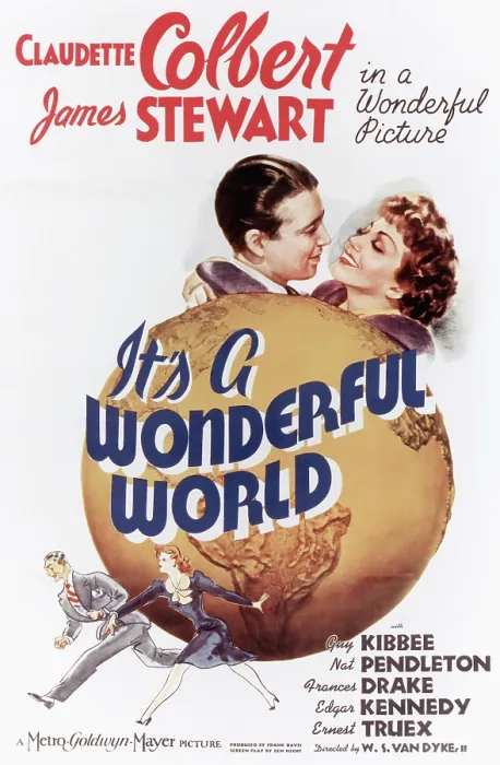 Framed Print : IT'S A WONDERFUL WORLD, James Stewart, Claudette Colbert, 1939 Framed Print : IT'S A WONDERFUL WORLD, James Stewart, Claudette Colbert, 1939