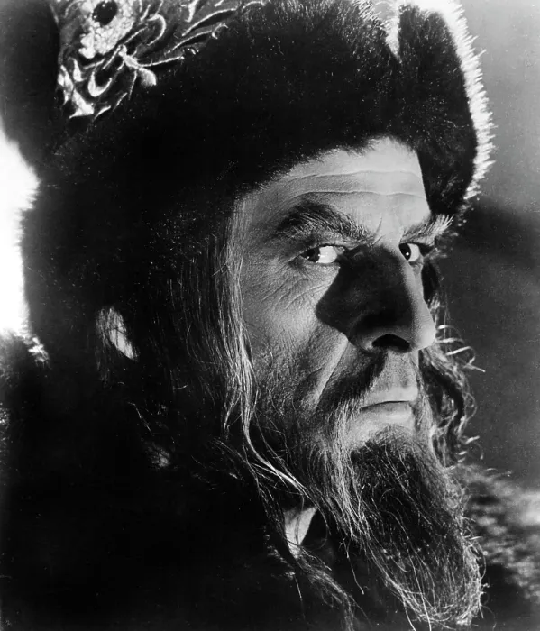 Framed Print : IVAN THE TERRIBLE, PART TWO, (aka IVAN GROZNYY II: BOYARSKY ZAGOVOR, aka IVAN THE TERRIBLE, PART II: THE BOYARS PLOT), Nikolai Cherkasov as Czar Ivan IV, i.e